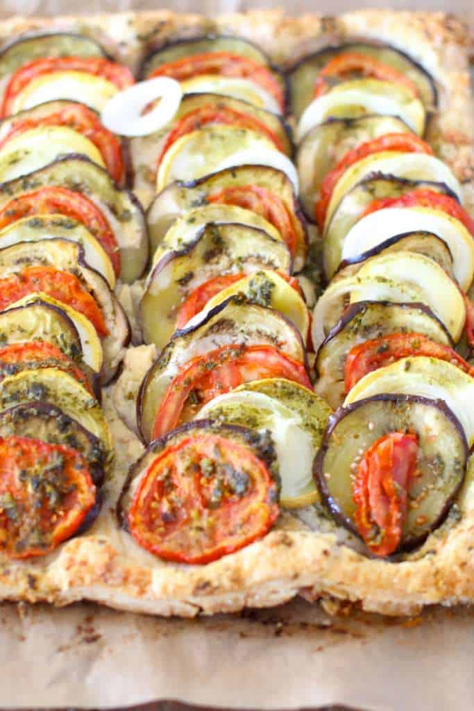 Ratatouille Tart - The Seaside Baker