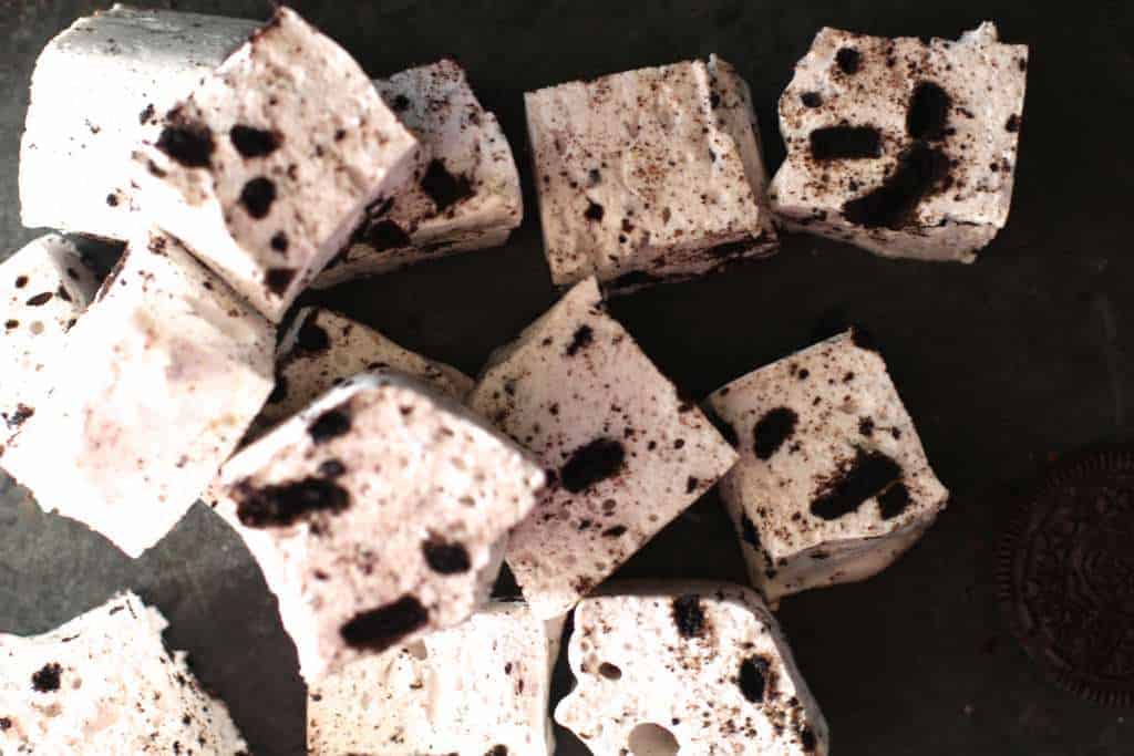 Cookies and Cream Homemade Marshmallows