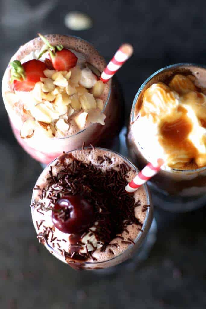 Almond Milk Shakes in many flavors