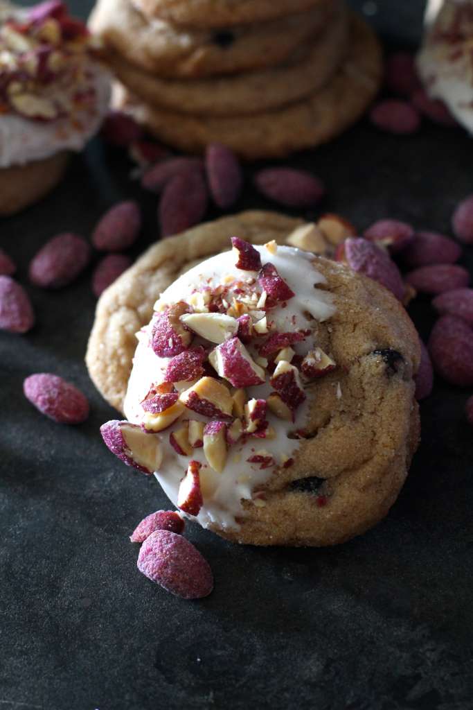 Blueberry Almond Butter Cookies