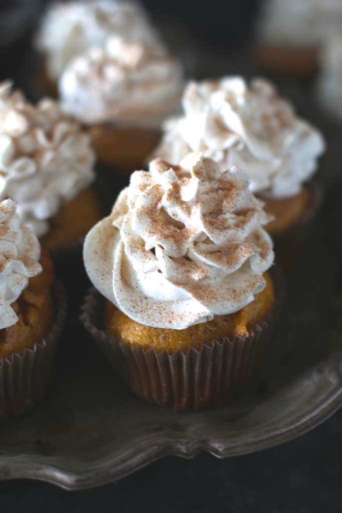 Pumpkin Snickerdoodle Cupcakes