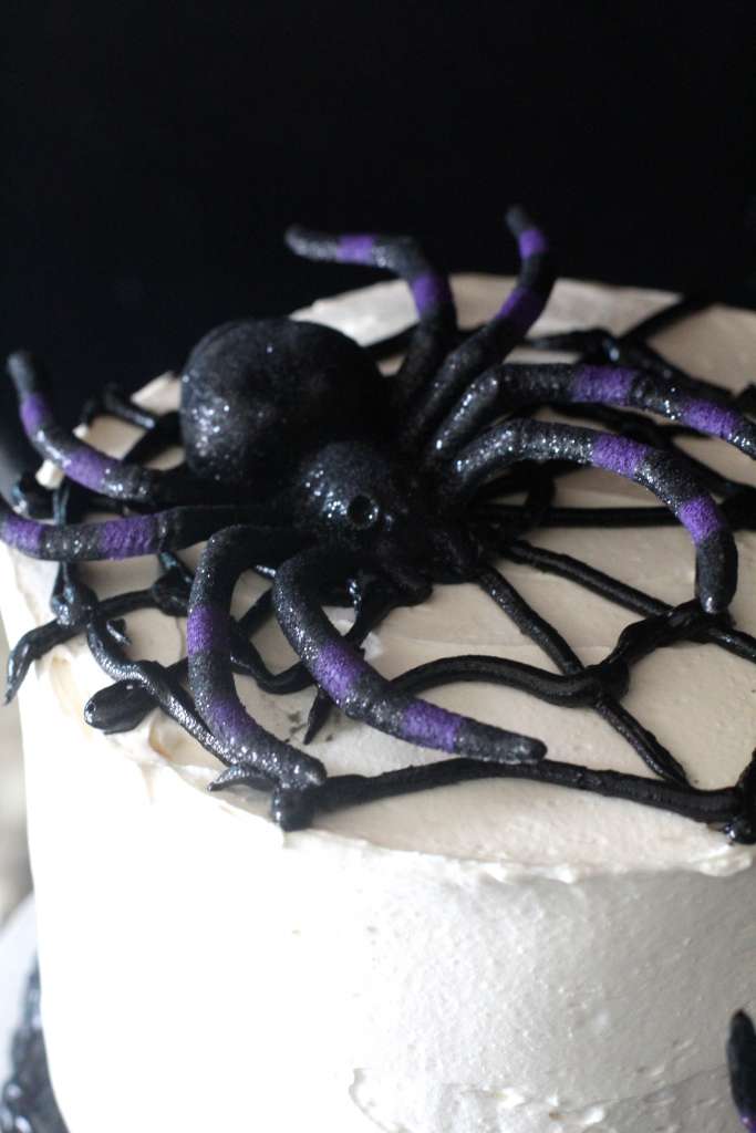 Spider Cake for Halloween