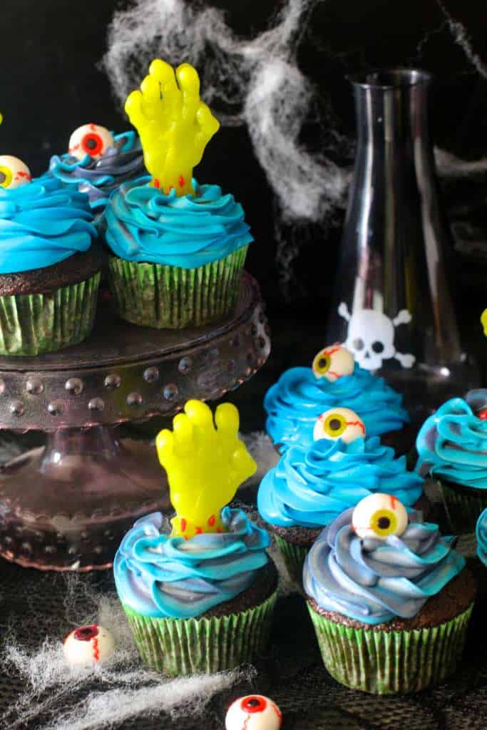 Halloween Monster Cupcakes