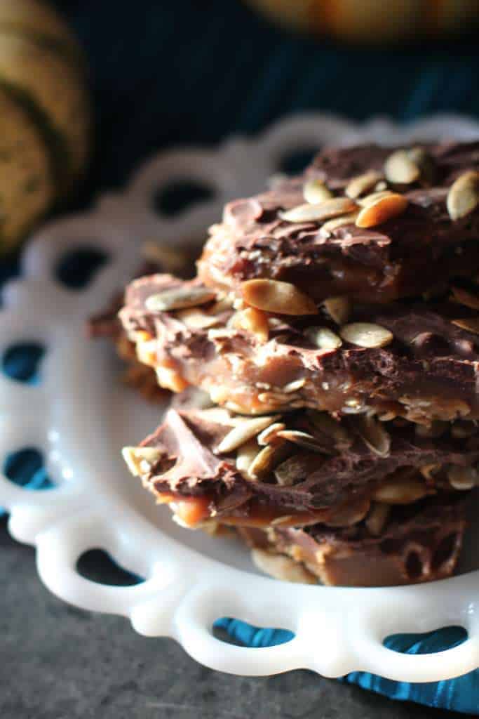 Perfect for gift giving- Pumpkin Seed English Toffee