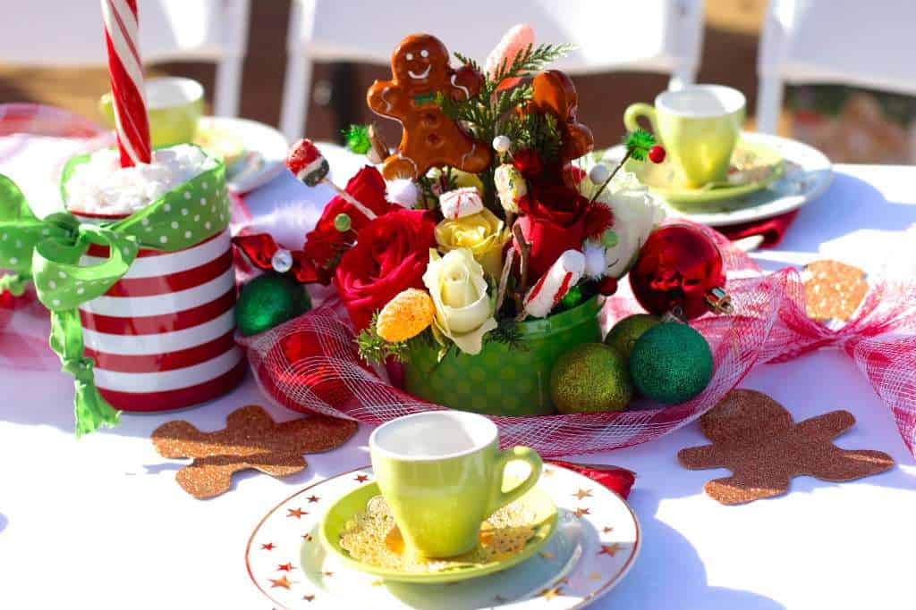 Christmas Gingerbread House Decorating Tea Party