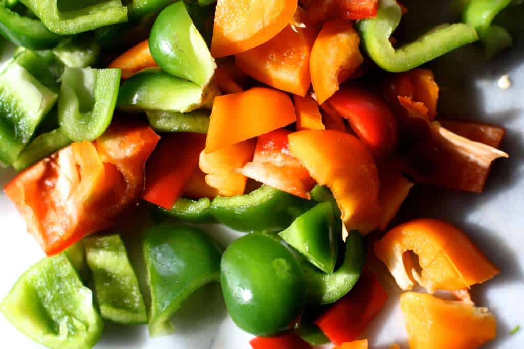 Diced Peppers
