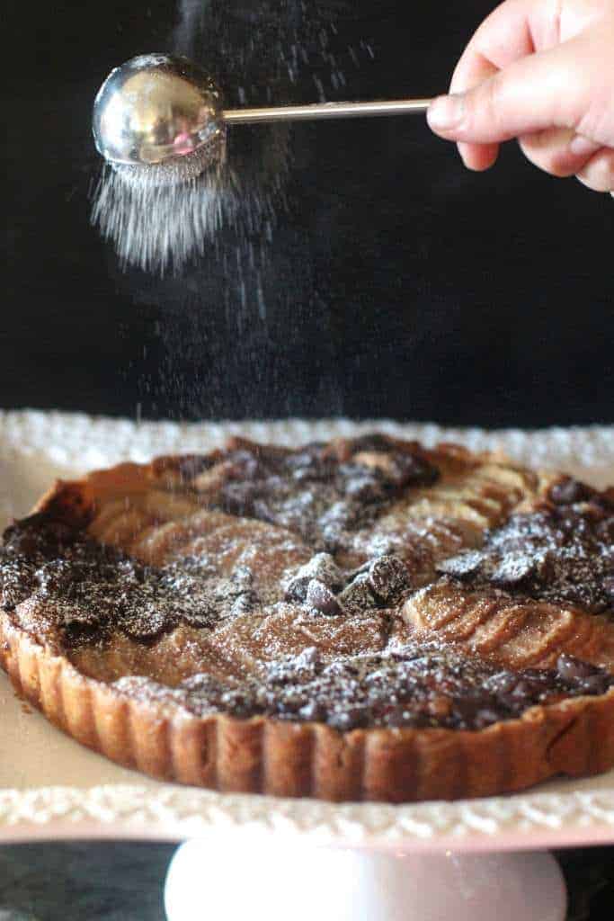 Pear and Chocolate Frangipane Tart Recipe