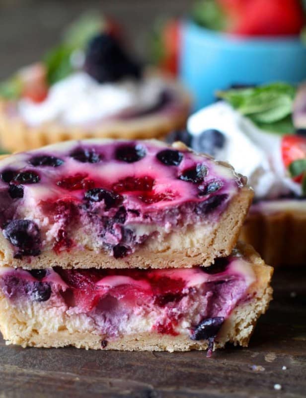 Cream Cheese Fruit Tarts The Seaside Baker