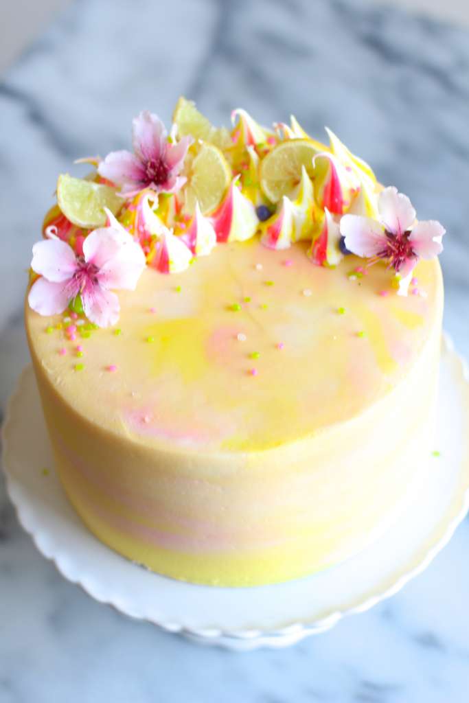 Lemon Curd Cake - Baran Bakery