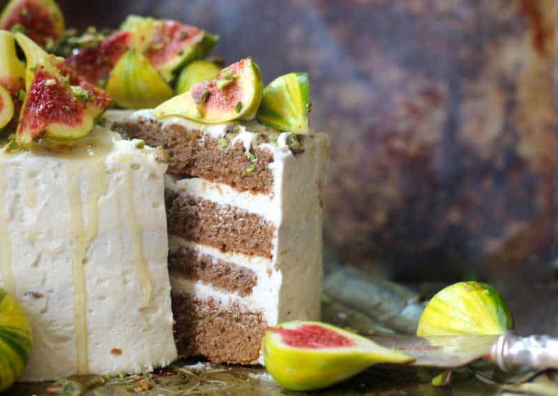 Fall Spice Cake with Fresh Figs