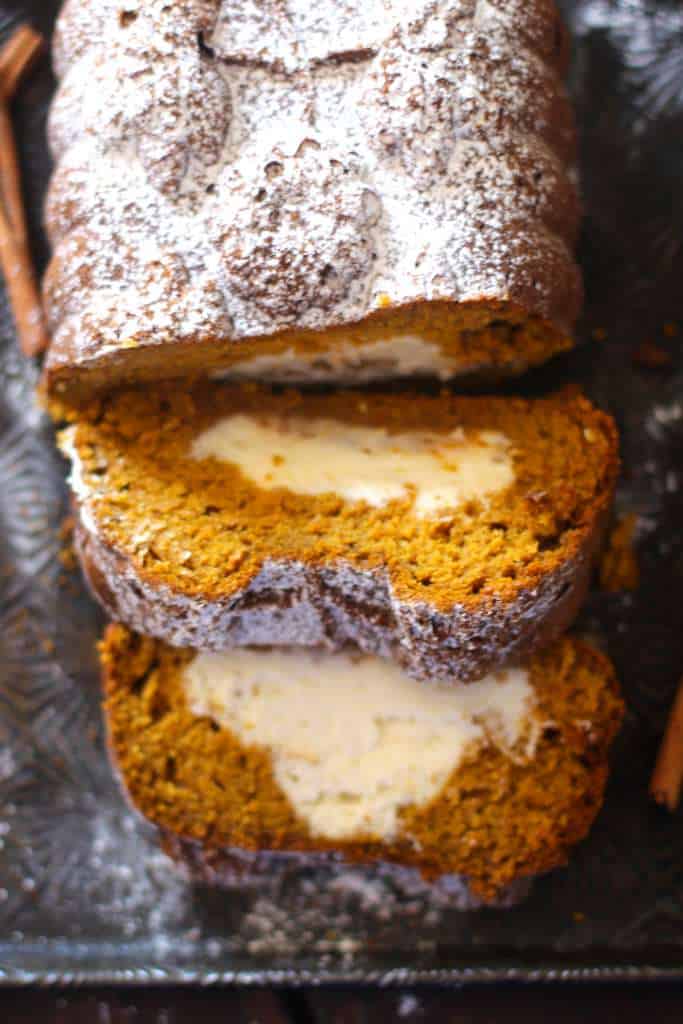 Pumpkin Cream Cheese Bread