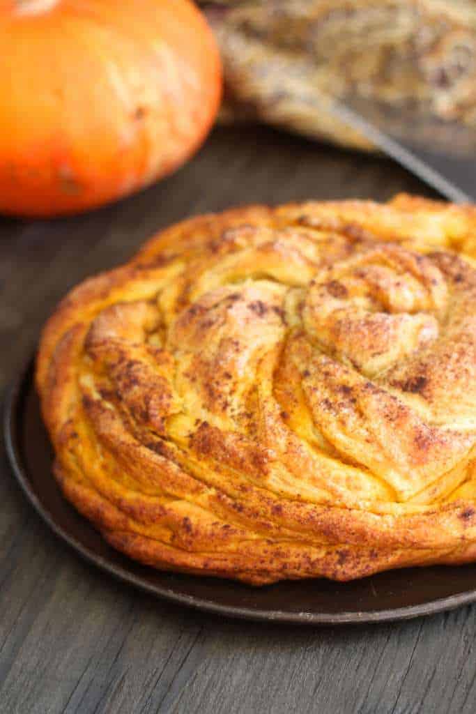 Quick Pumpkin Swirled Breakfast Bread - The Seaside Baker