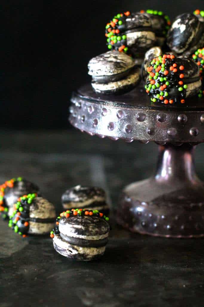 Halloween Macarons - The Seaside Baker