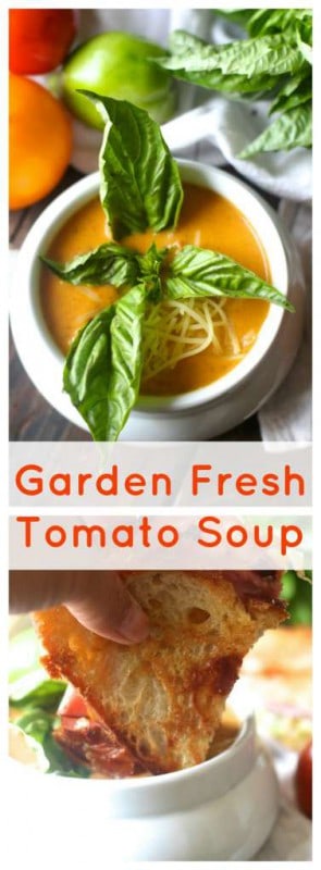 Easy Homemade Tomato Basil Soup - The Seaside Baker