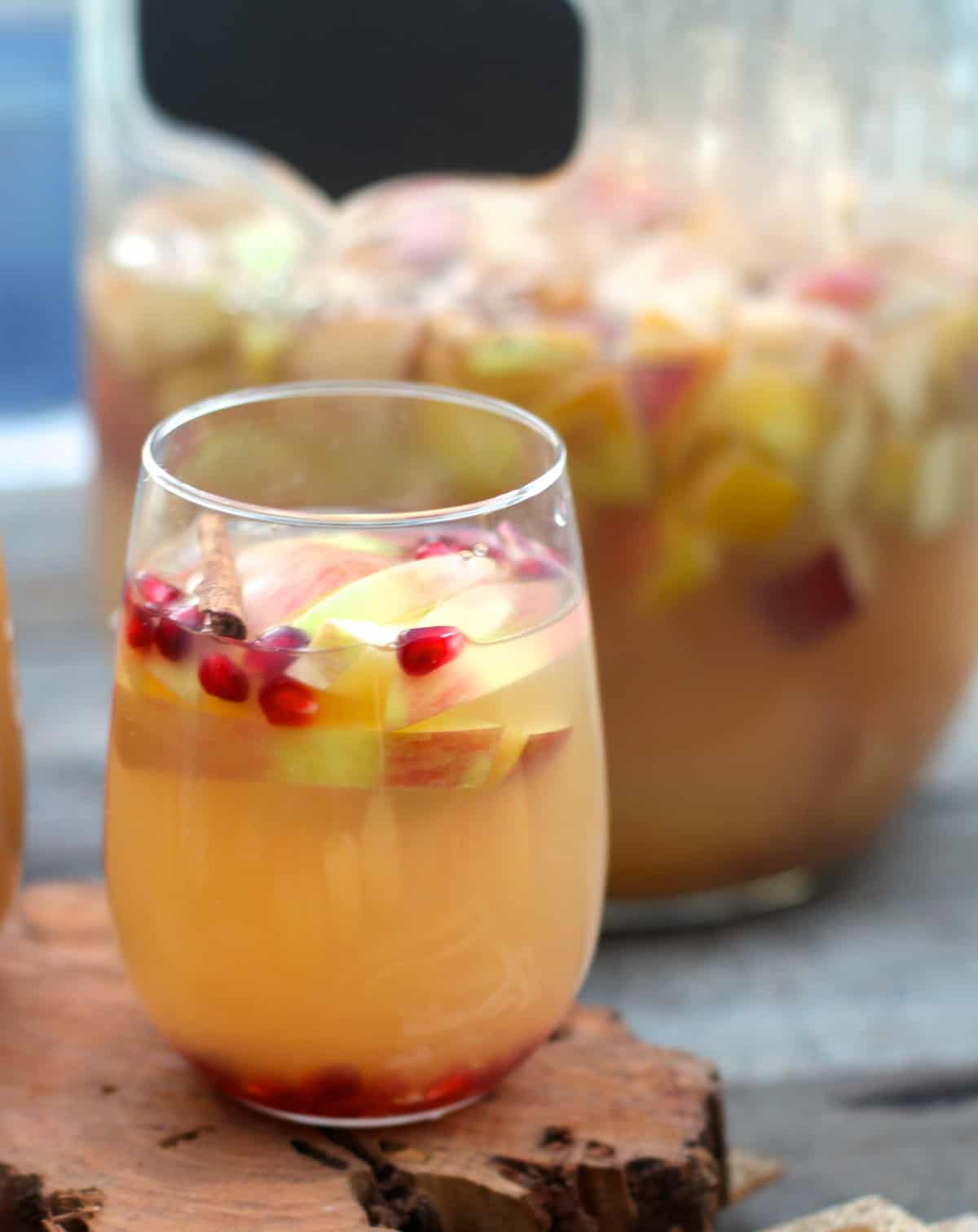 Apple Cider Sangria - The Seaside Baker