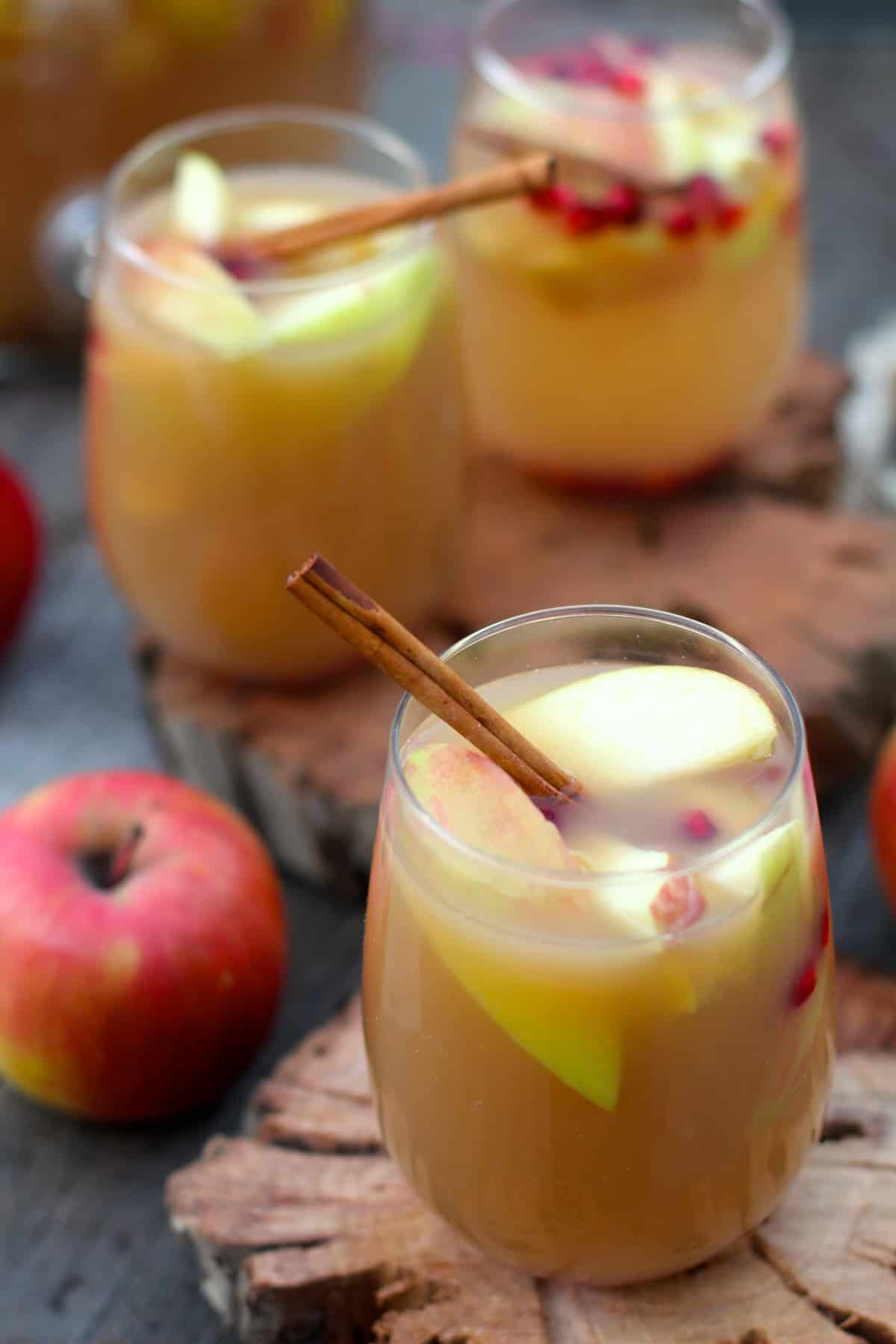 Apple Cider Sangria - The Seaside Baker