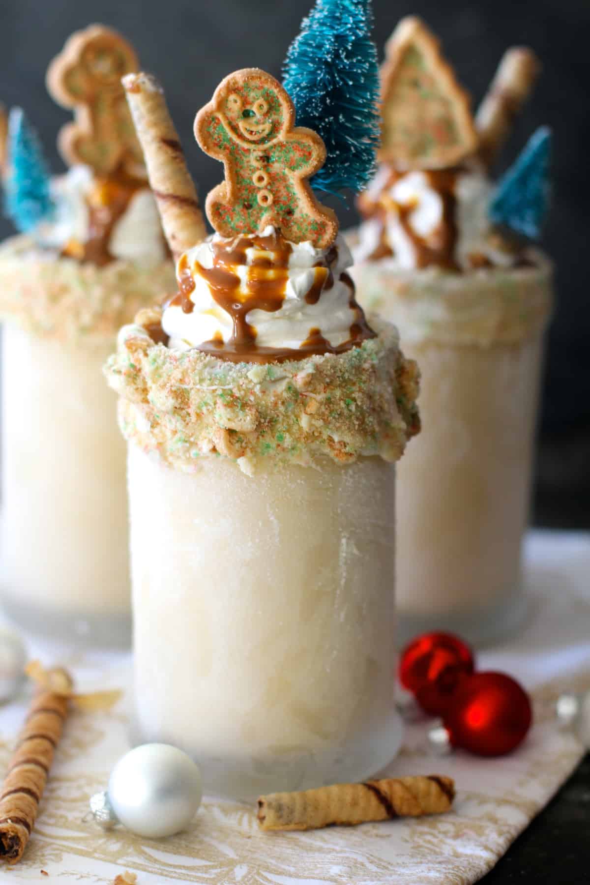 Boozy Eggnog Shake - The Seaside Baker