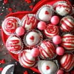 What is Valentine's day without a heart shaped box full of chocolates? Well this year, instead of buying one, make a completely edible heart box and fill it with fun cake balls.