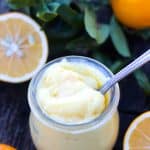 A tangy sweet curd that is perfect for cakes, cookies, or just to eat with your spoon!