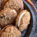 carrot cake cookie sandwiches