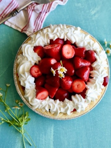 Fresh Strawberry Pie- the perfect Spring/Summer treat!