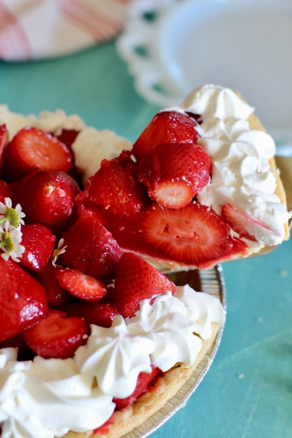 Fresh Strawberry Pie - The Seaside Baker