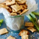 Garlic Rosemary Crackers