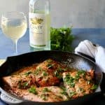 Lemon Garlic Pan Seared Salmon