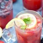 Spiked Strawberry Lemon Punch