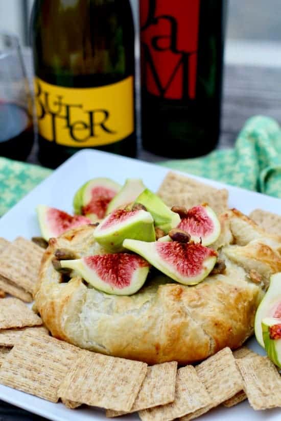 Fig Baked Brie in Puff Pastry - The Seaside Baker