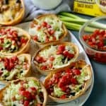 These Beef Enchilada Boats are easy to make and perfect for Sunday Football munching!