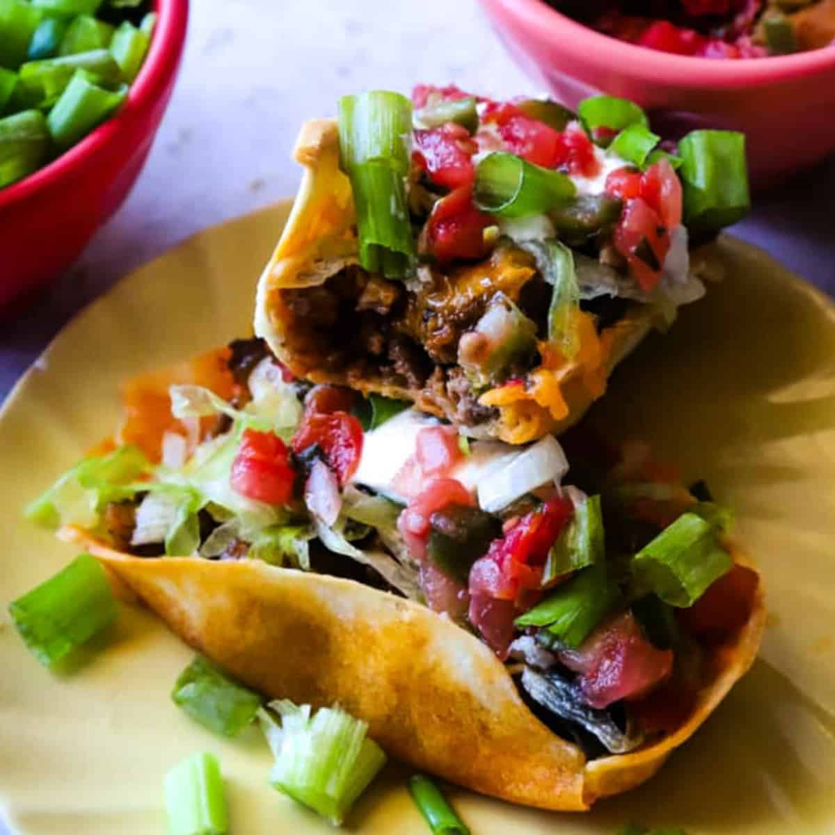 Beef Enchilada Taco Boats The Seaside Baker