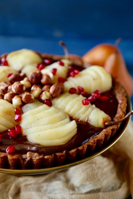 Chocolate Pear Tart