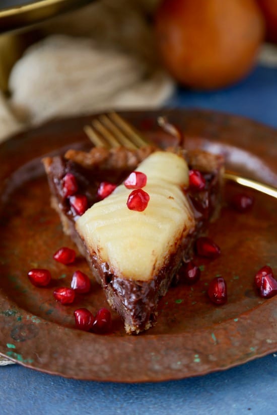 Chocolate Pear Tart