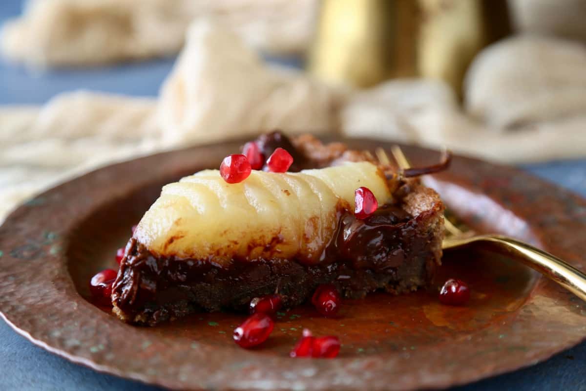 Chocolate Pear Tart