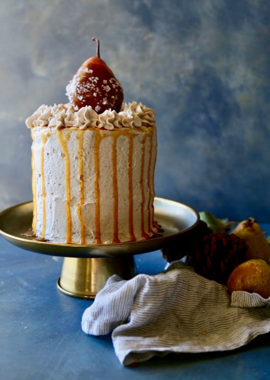 Fall inspired Pear Spice Cake