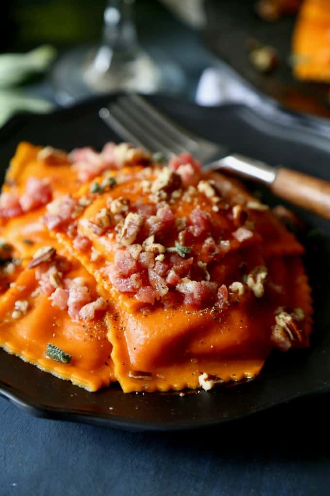 butternut squash ravioli