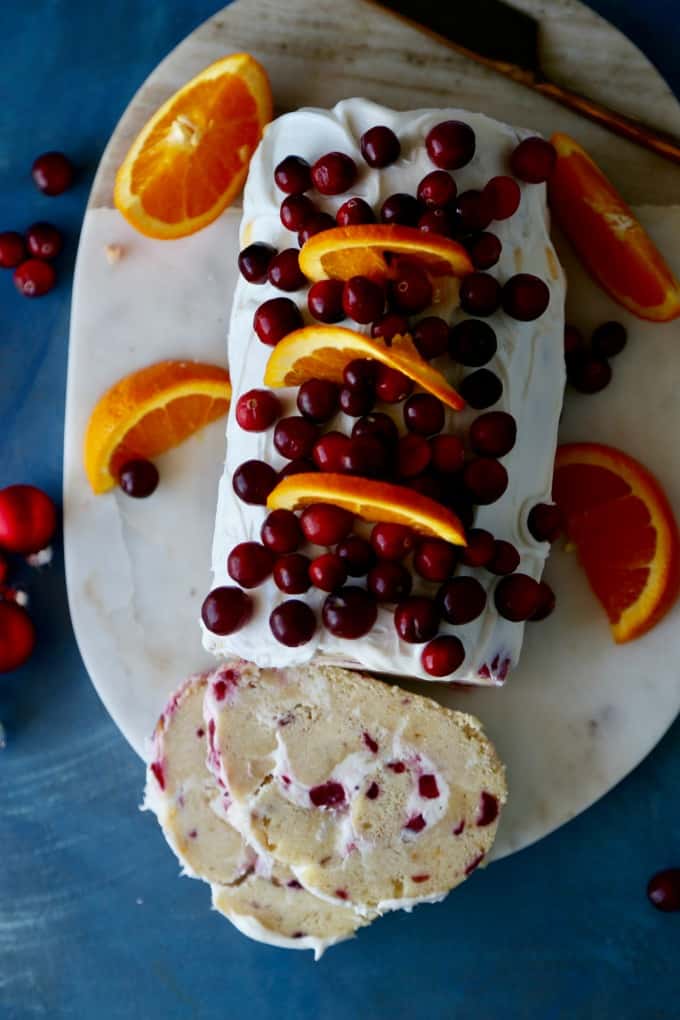 Cranberry Orange Roulade