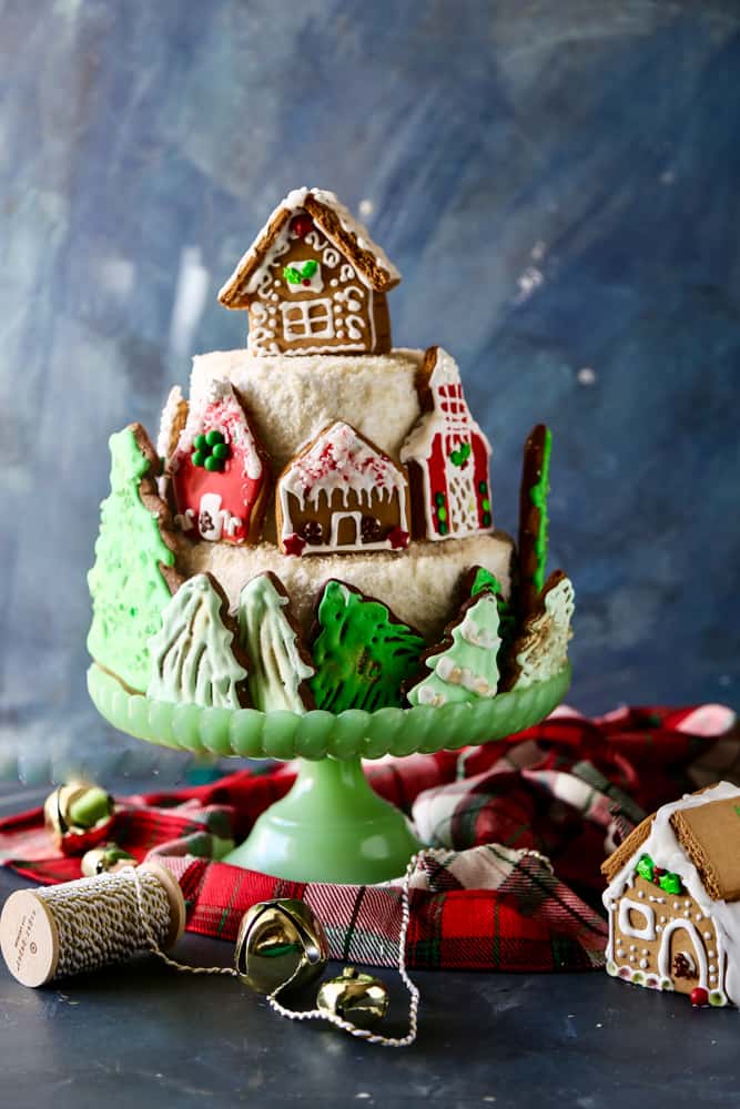 Gingerbread House Cake