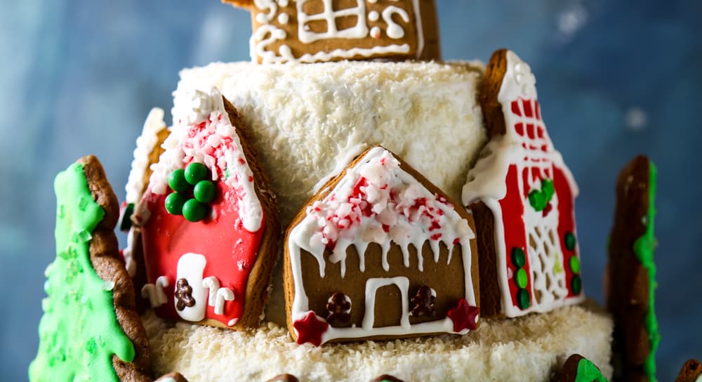 Gingerbread House Cake