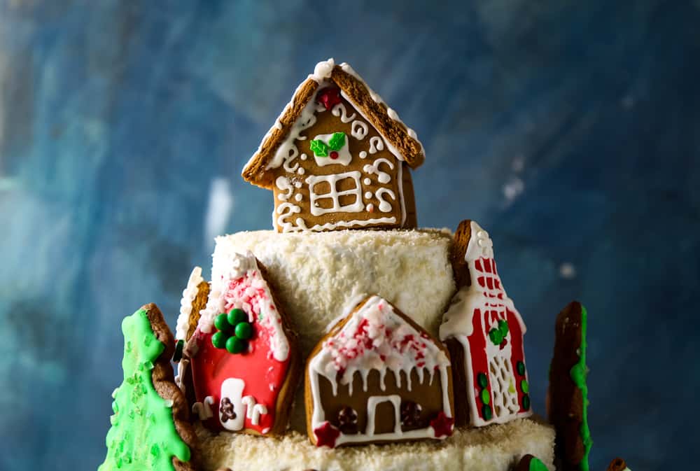 Gingerbread House Cake