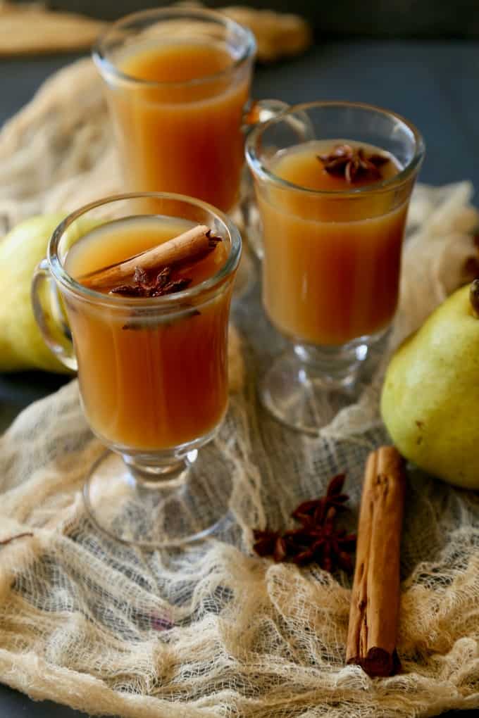 Hot Apple Pear Cider