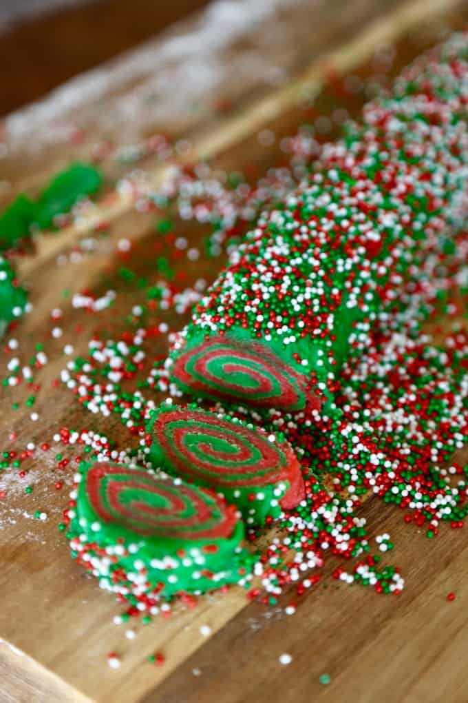 Christmas Pinwheel Cookies