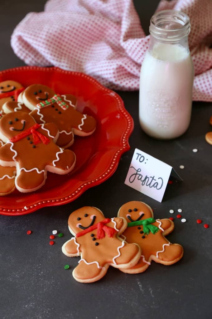 Gingerbread Man Sugar Cookies