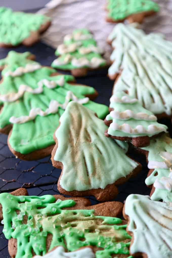 Gingerbread Ombre Christmas Trees