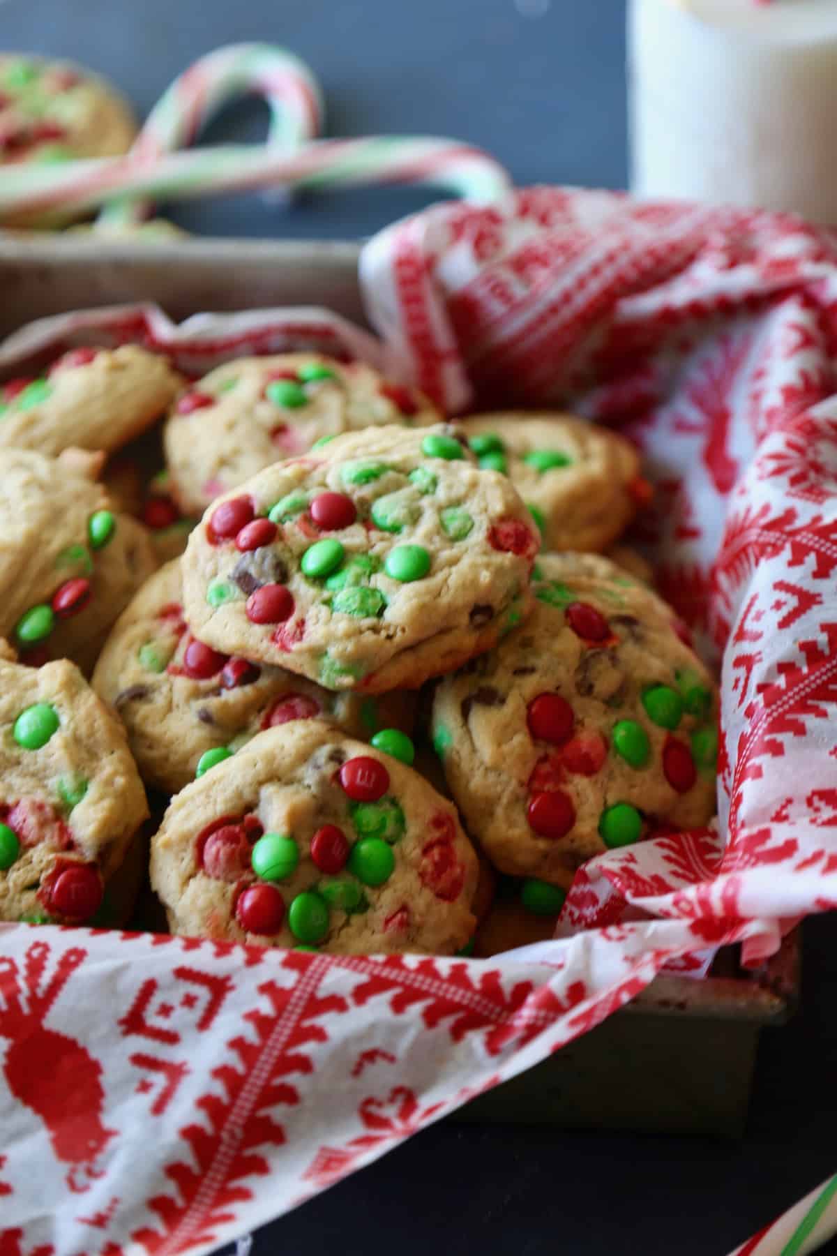 M&M Pudding Cookies