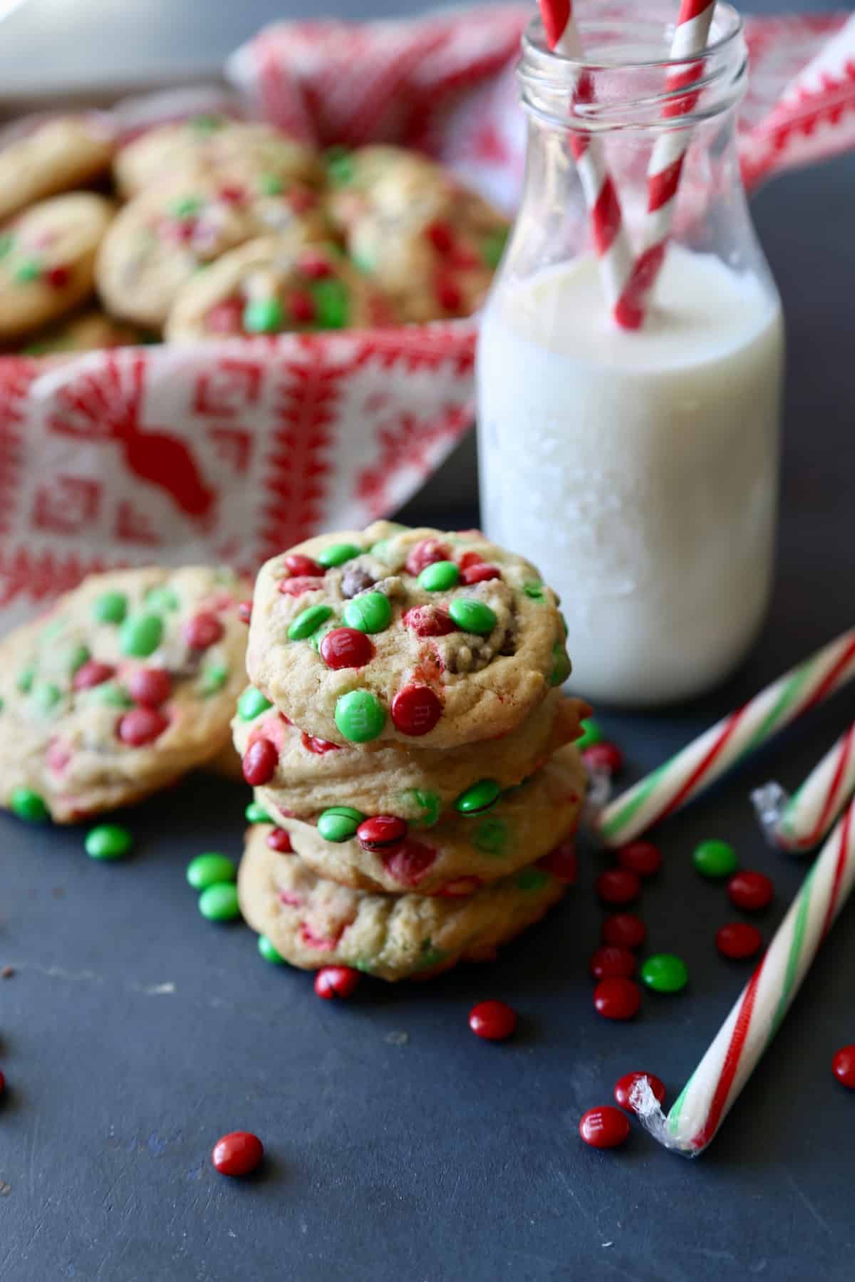 M&M Pudding Cookies