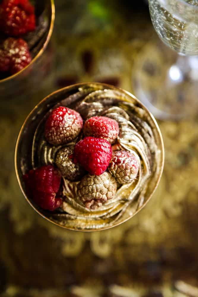 Chocolate Raspberry Mousse Cups