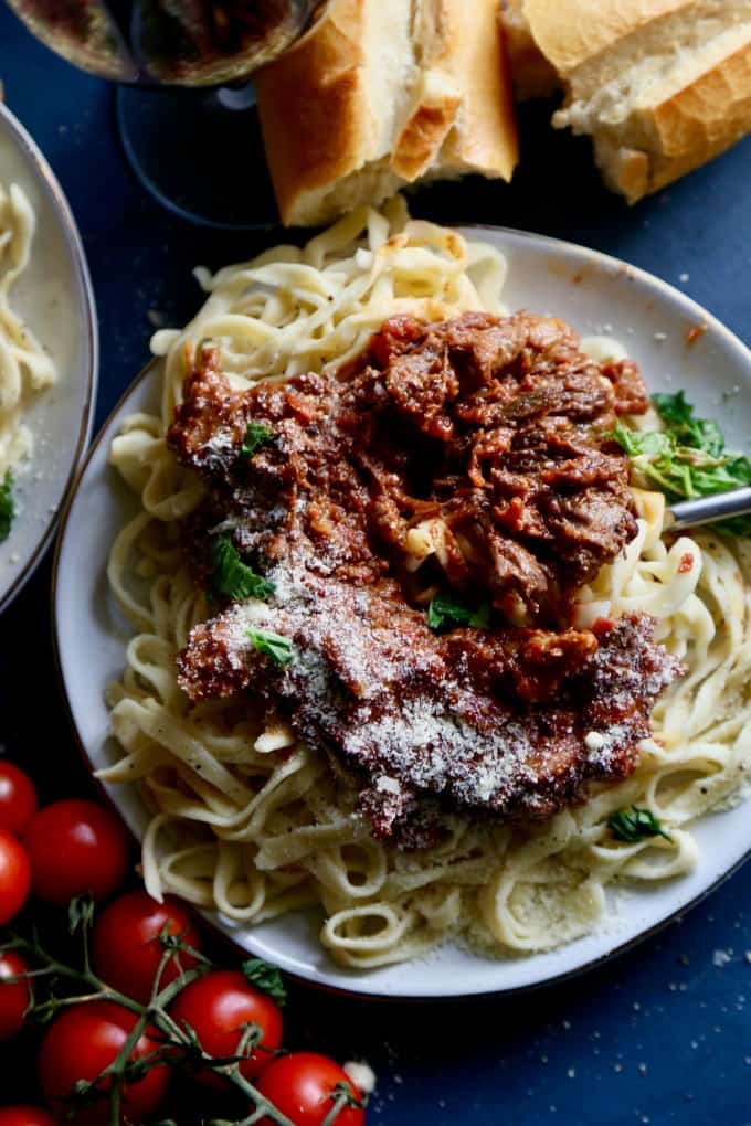 Short Rib Ragu-Homemade Pasta - The Seaside Baker