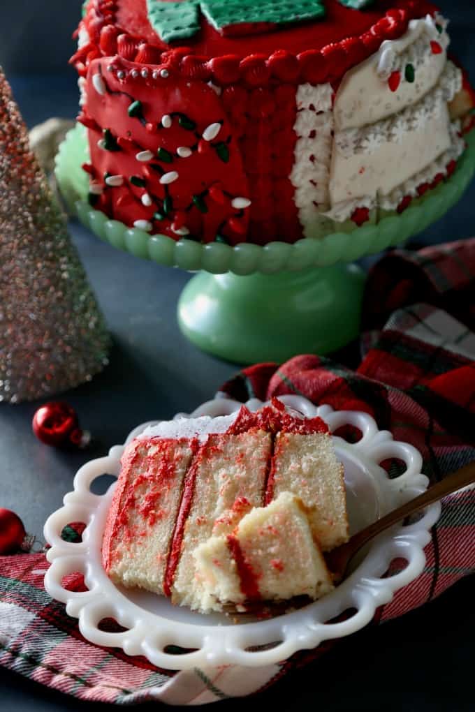 Ugly Christmas Sweat Cake